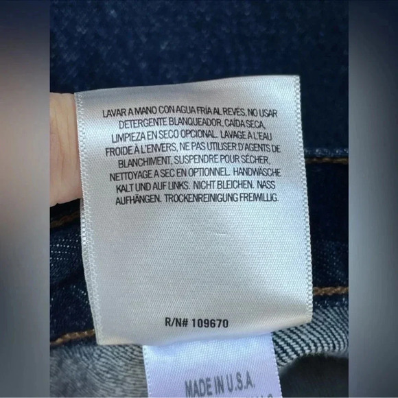 Goldsign The Pleat Cropped Denim Jacket size medium - Picture 11 of 12